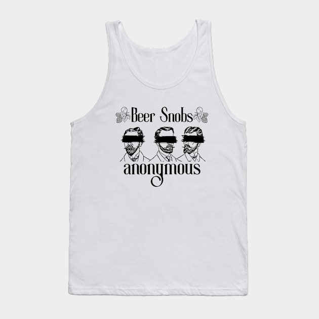 Beer Snobs Anonymous Tank Top by 31ers Design Co.